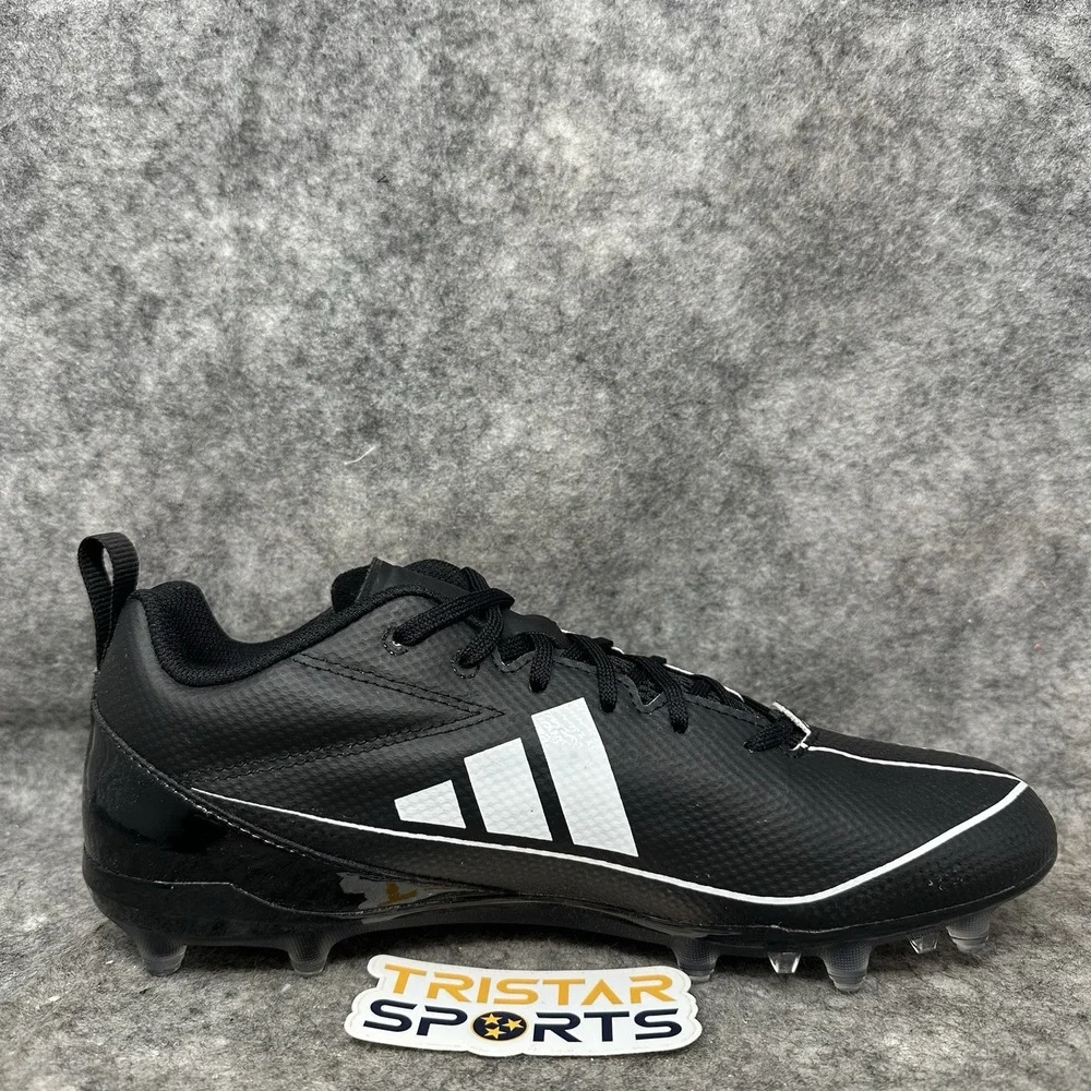 Adidas Adizero Electric.2 Football Cleats Mens Size 9 Black White IF2452